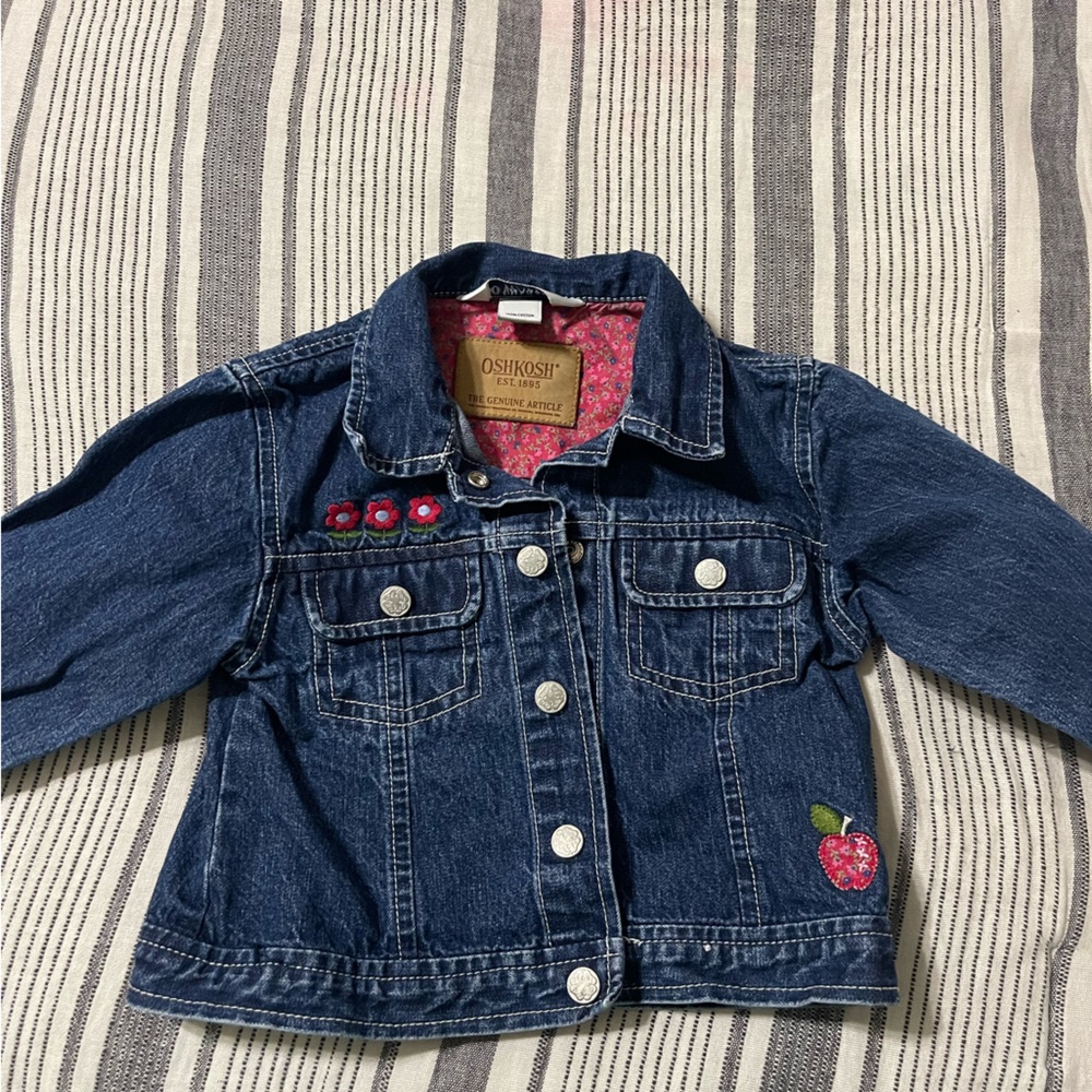 Girls oshkosh jean jacket